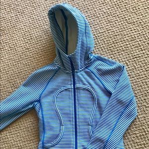 Women’s Lululemon Striped Scuba Hoodie, Size 4